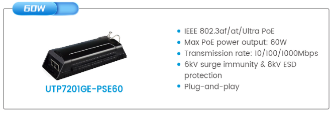 60W PoE Injector