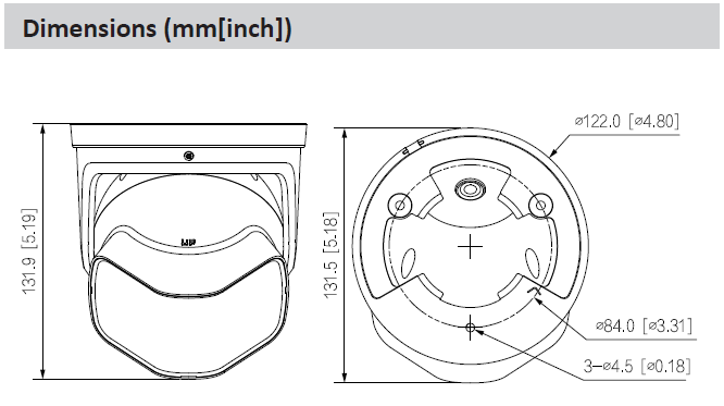 Dahua | Eyeball Kamera 2×4MP Dual-Lens Full-Color Splicing WizMind