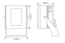 Clarius PLUS IP - IR-Lyskaster PoE