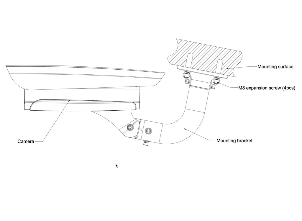 2MP Long Range Access ANPR Kamera