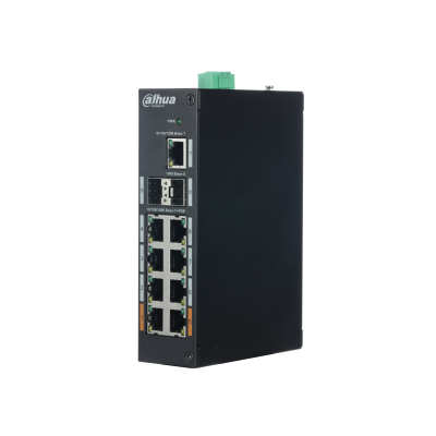 Switch | Dahua 11-Port Gigabit Switch med 8-Port PoE 120W (Unmanaged)