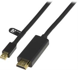 [DP-HDMI204] Kabel | Mini DisplayPort til HDMI 2m