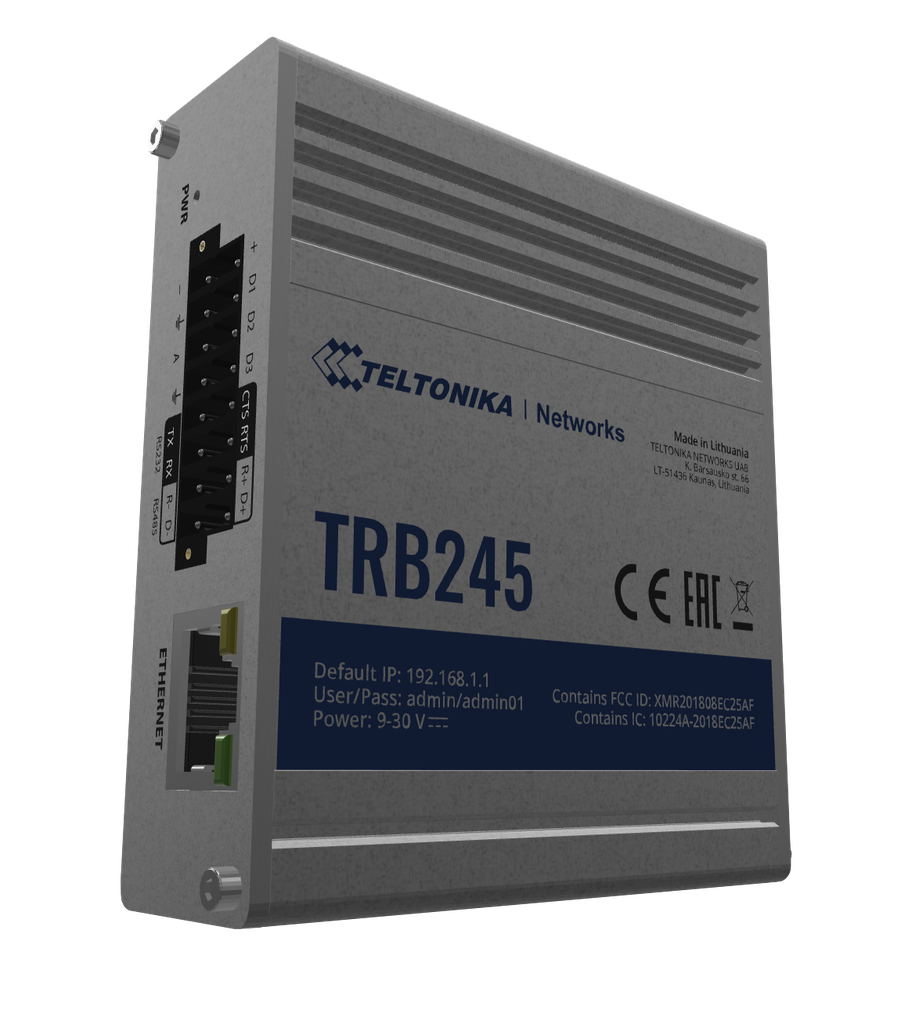 Teltonika TRB245  Industrial M2M LTE Gateway