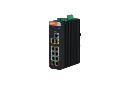 10-Port Managed Industrial Gigabit Switch with 8-Port PoE(V3.0)