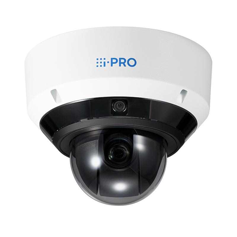 i-PRO Multi-directional + PTZ Camera with AI Engine