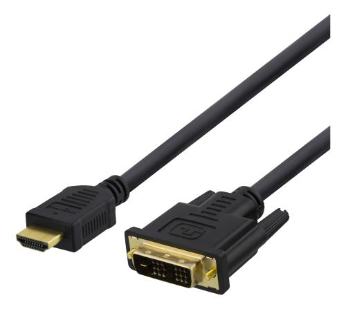 Kabel | HDMI to DVI cable, 5m, Full HD, black