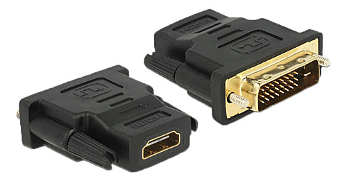 Adapter DVI 24+1 pin male > HDMI female