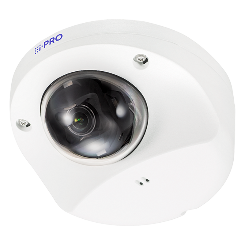i-Pro 2MP All-in-one Compact dome camera with AI engine and IR-LED