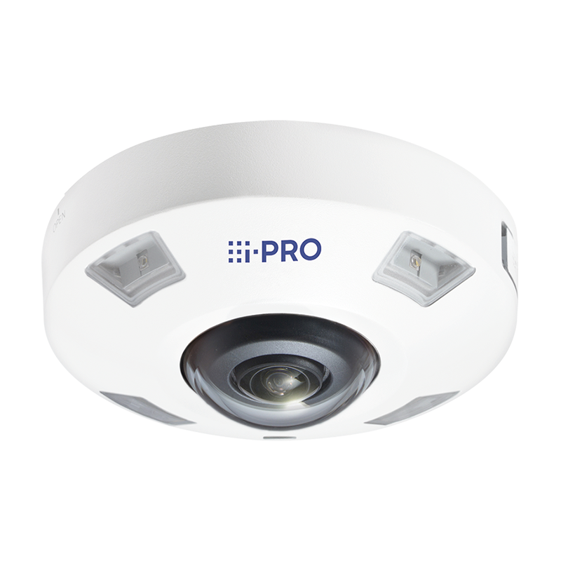 i-PRO | Fisheye Kamera 12MP 360-degree with AI engine