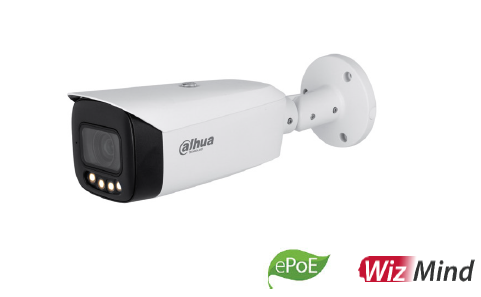 [IPC-HFW5849T1-ASE-LED] Dahua | Bullet Kamera 8MP 3.6mm LED Full-color WizMind AI