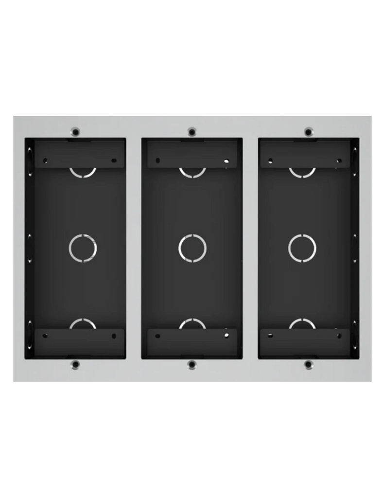 Akuvox | R20B/R20K/MD06/MD12 Innfellingsboks 3 moduler