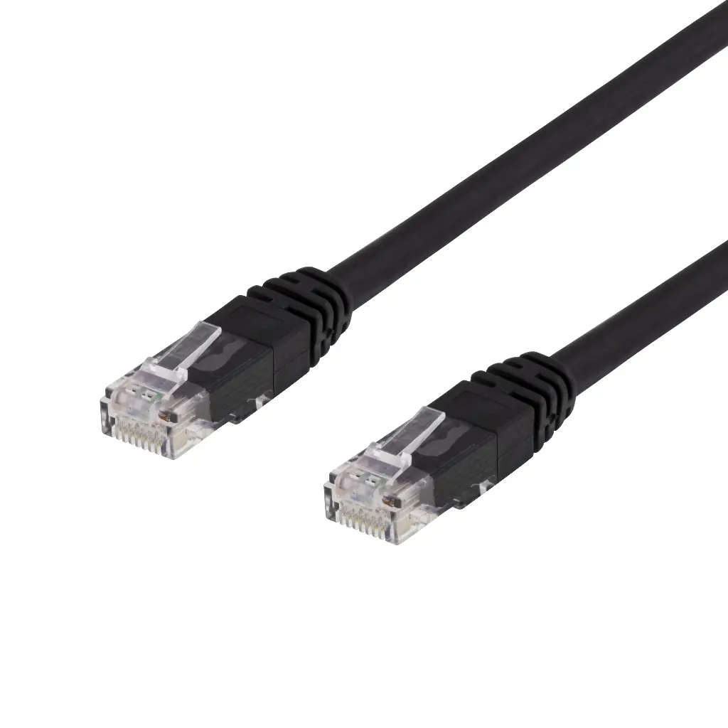 [TP-65S] U/UTP Cat6 patchkabel, LSZH, 5m, svart