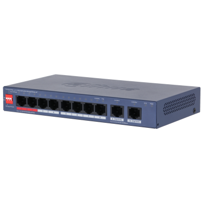 [CS4010-8GT-110] Switch | Dahua 10-Port Gigabit Managed Desktop Switch with 8-Port PoE