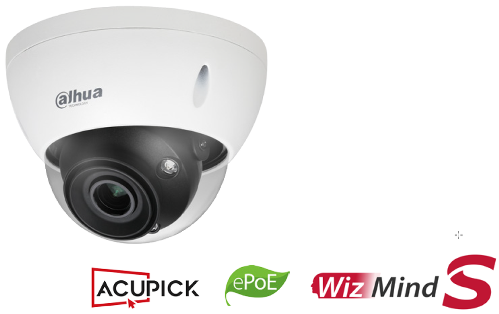 [HDBW5842E-ZE-2712-DC12AC24V-S3] Dahua | Dome Kamera 8MP Vari-focal IR Wizmind AI