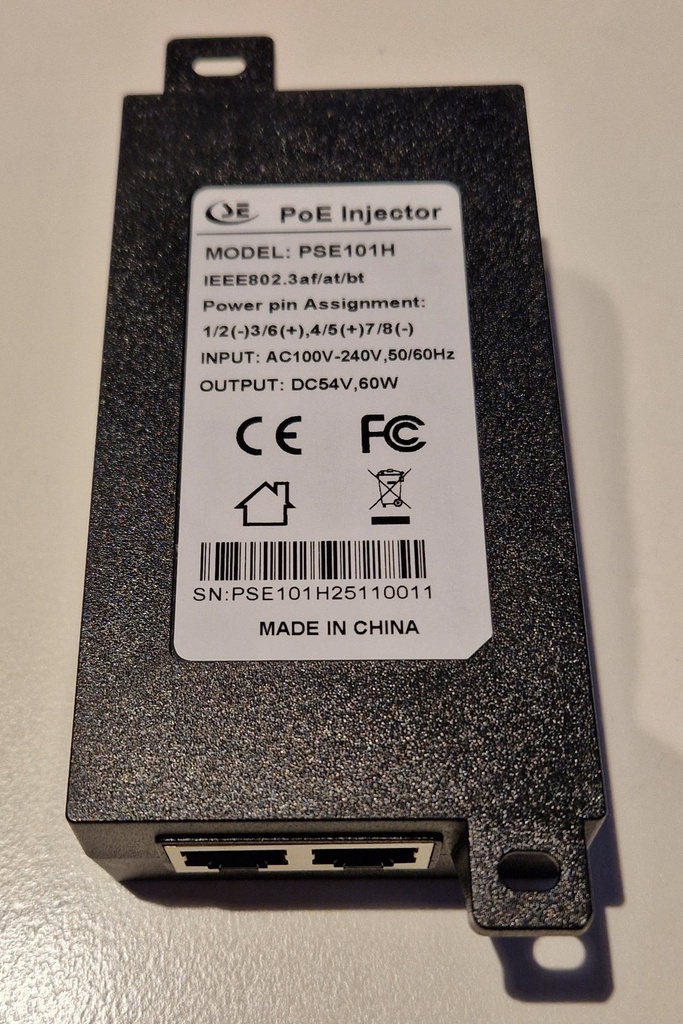 [PSE101H] PoE Injector 60W PoE++