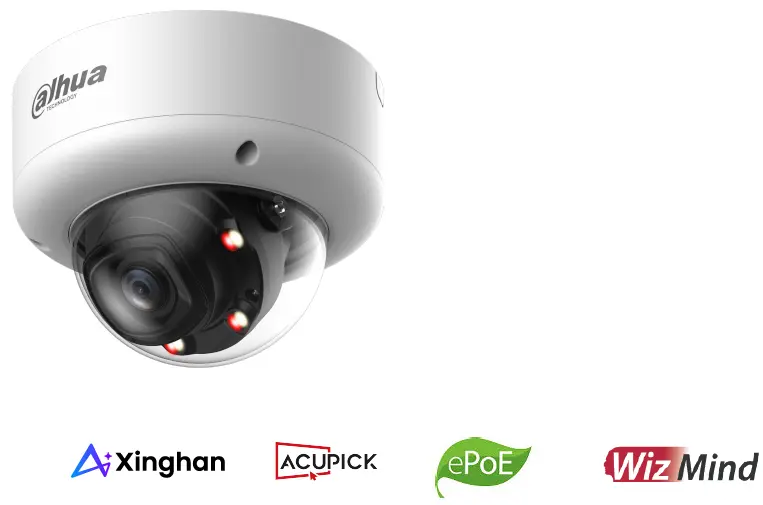 [IPC-HDBW5459E1-ZE-IL-2712] Dahua | Dome Kamera 4MP Vari-focal 4.5xZoom IR WizMind AI Xinghan