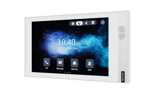 [S562W-2-White-On-Wall] Akuvox | 2-tråd Svarapparat S562W-2 ” Audio/Video (Hvit)