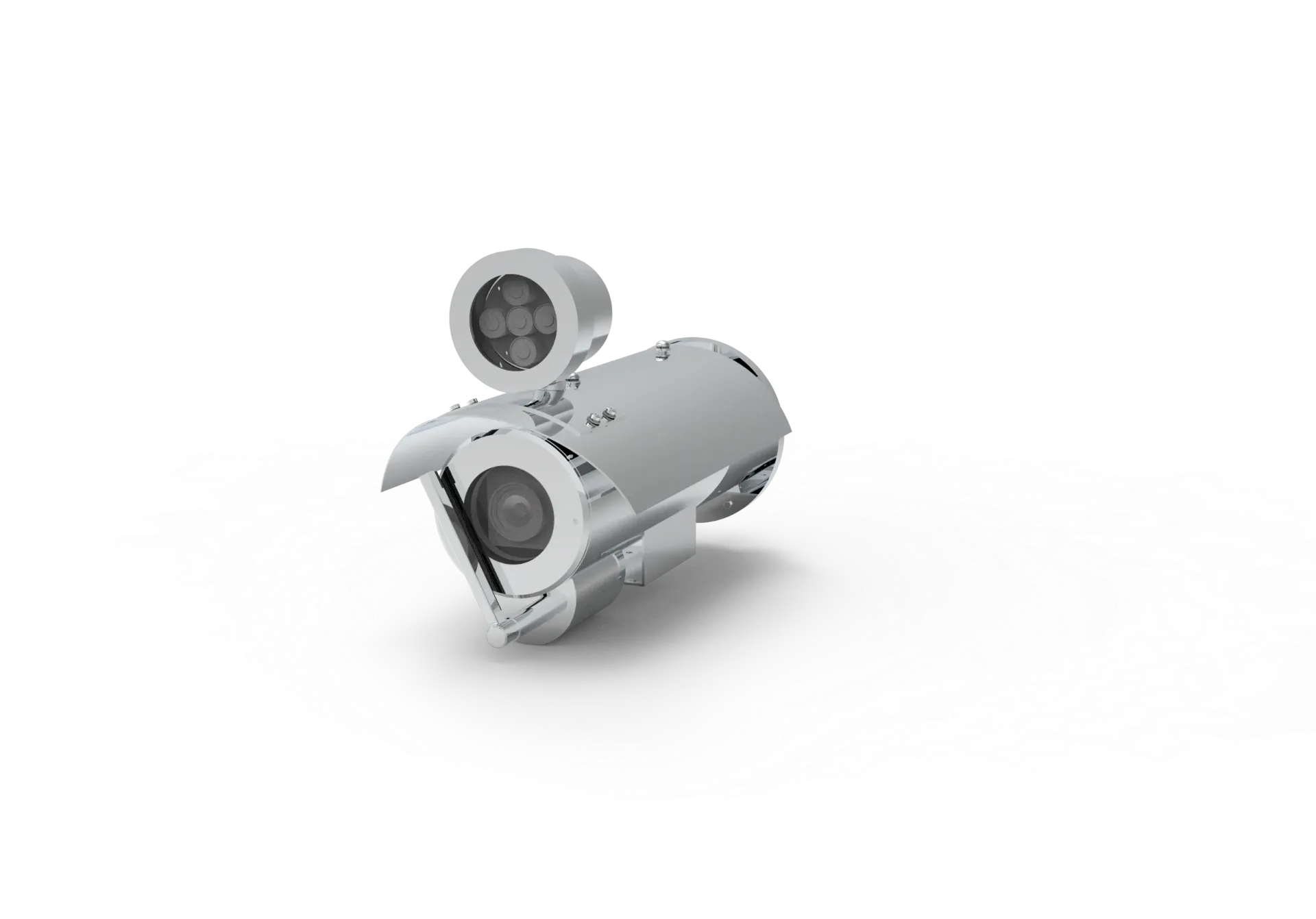 Kamera | Bullet 4MP 33xZoom w/Wiper og IR Stainless Steel