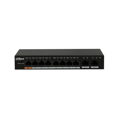 [PFS3010-8ET-96] Switch | Dahua 10-Port Switch med 8-Port PoE 96W (Unmanaged)