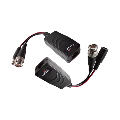 [PFM802] Balun | Passiv Video Balun med strøm