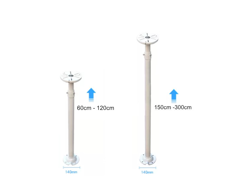 Teleskop takbrakett for dome