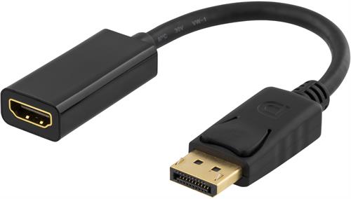 [DP-HDMI23-K] DisplayPort till HDMI-adapter med lyd