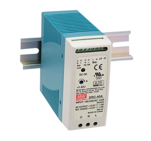 [DRC-40A] DIN Strømforsyning - 13,8V - 40W