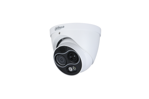 [TPC-DF1241-B3F4-DW-S8] Dahua | Eyeball Kamera 4MP 3.5/4mm Termisk Mini Hybrid