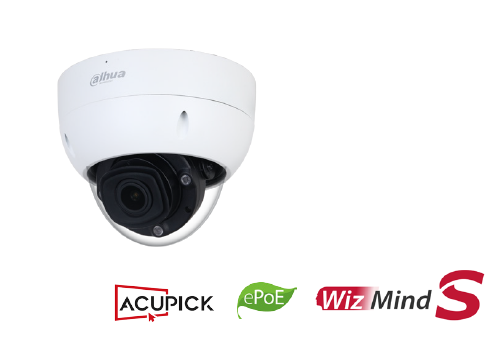 [IPC-HDBW5442H-ZHE-2712F-DC12AC24V-S3] Dahua | Dome Kamera 4MP Vari-focal 4.5xZoom IR Heater WizMind AI