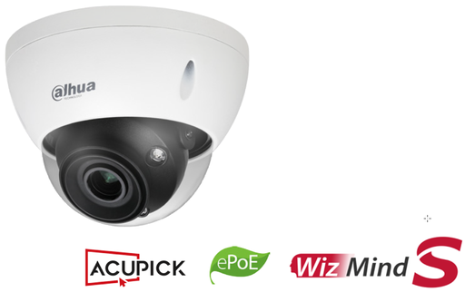 [HDBW5842E-ZE-2712-DC12AC24V-S3] Dahua | Dome Kamera 8MP Vari-focal IR Wizmind AI